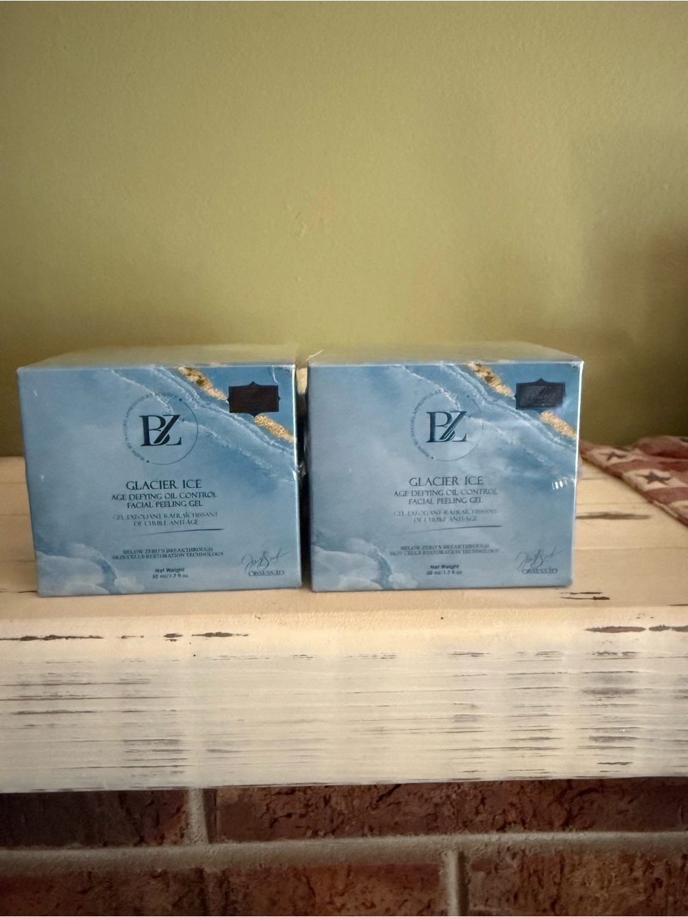 Below zero Glacier Ice Age Defying Gel Control Facial Peeling Cream -X2